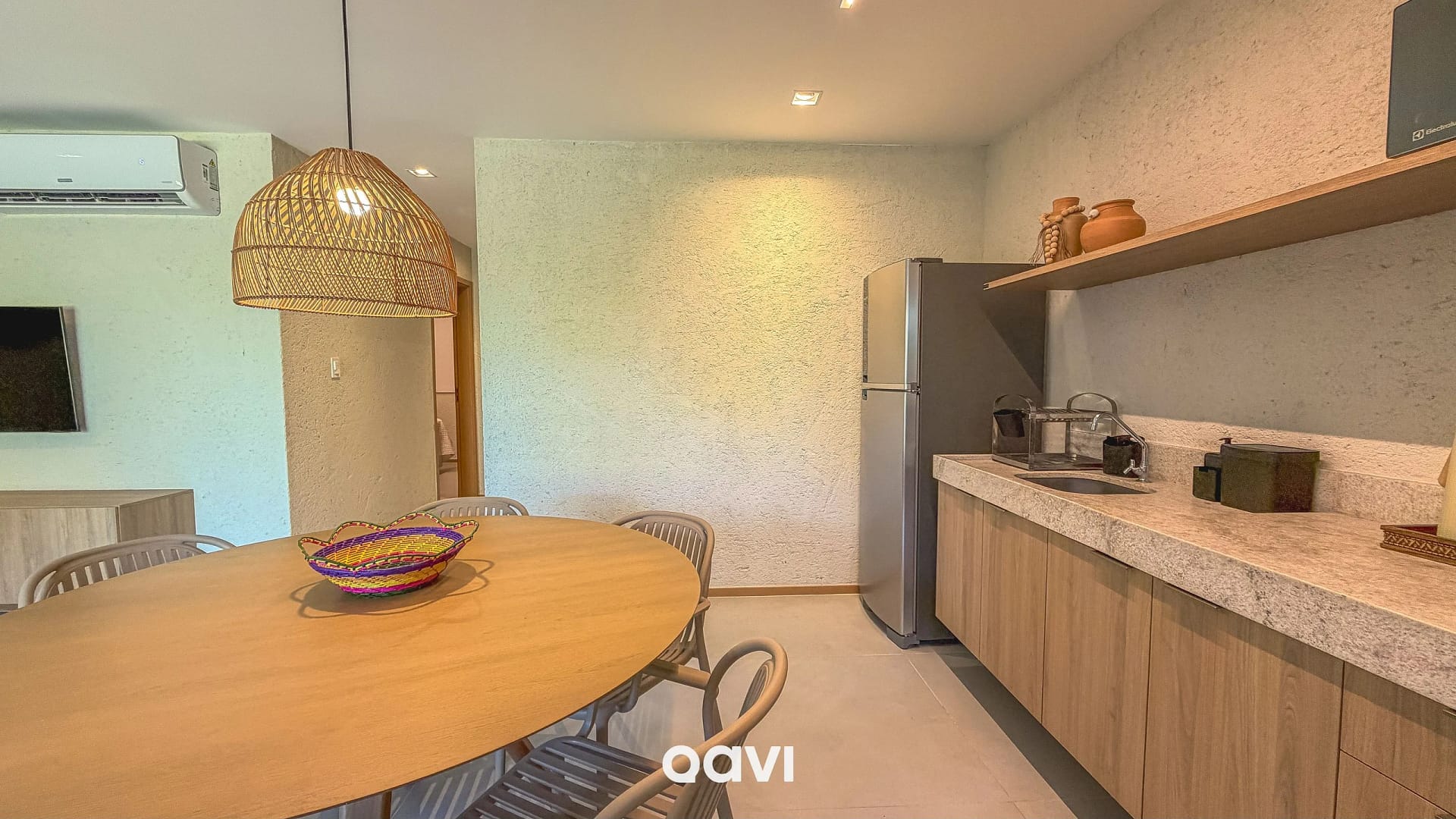 Cocina o kitnet — Apartamento Vista Piscina Azuk Patacho by Qavi